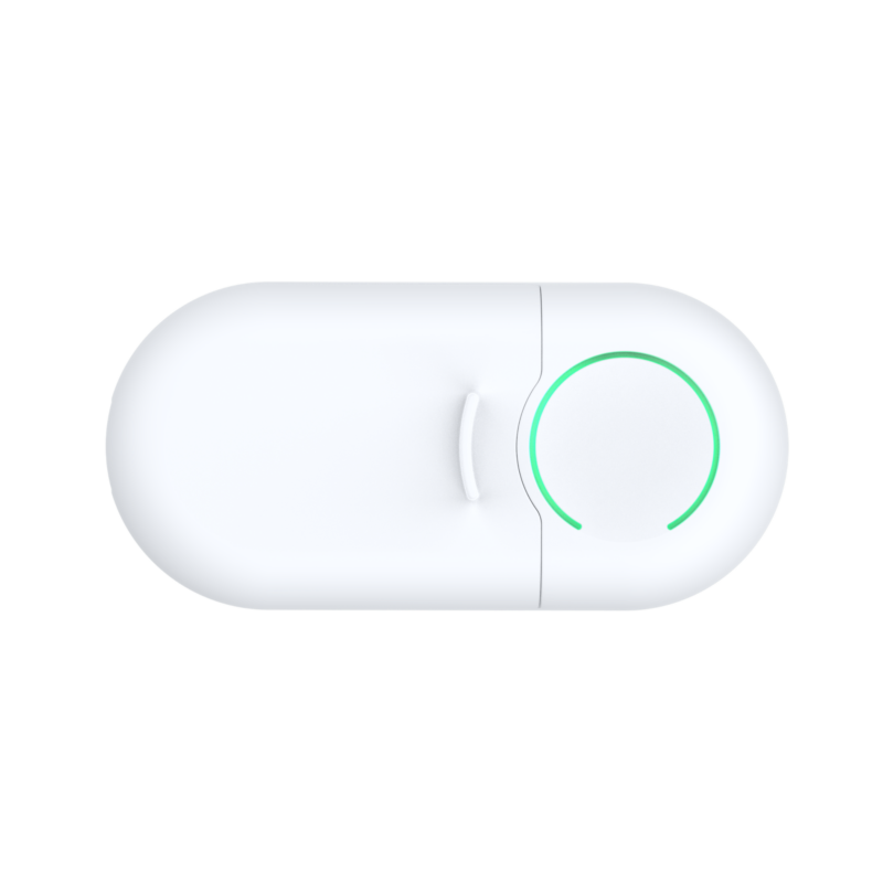 HomeWizard Wi-Fi Watermeter gemonteerd op analoge watermeter