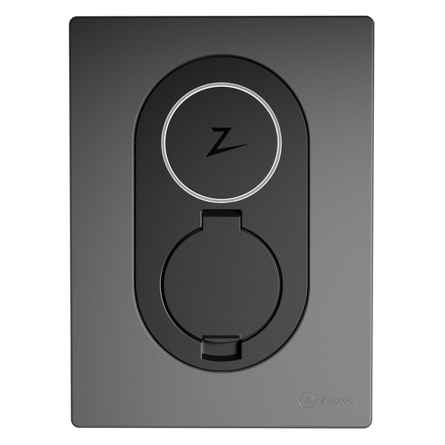 Zaptec | Go | Laadpaal | 22 kW - BlackCharge Rock Grey
