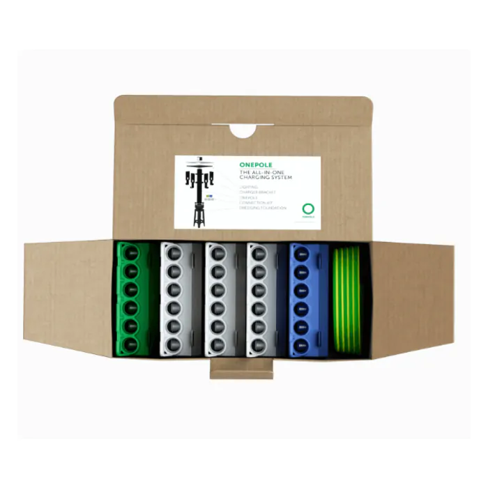 Zaptec Onepole pakket Mono/Duo/Quattro Okto (Incl. fundering & connection kit)